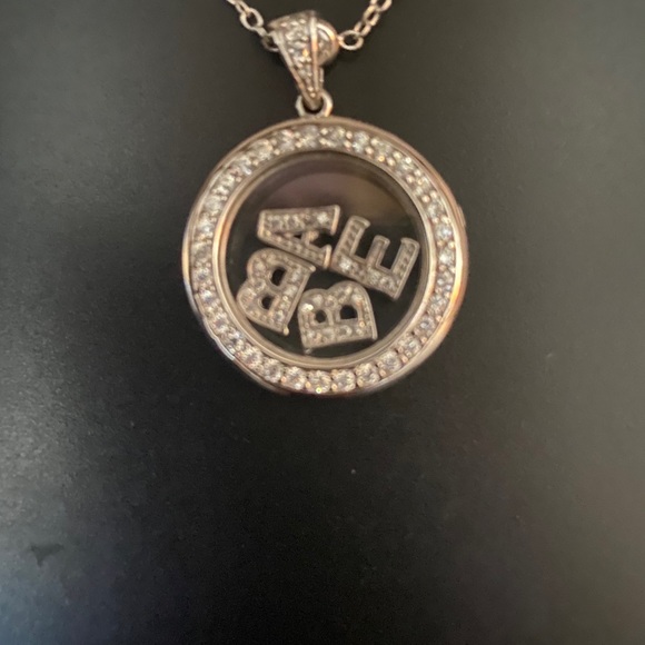 Bon Bijoux Locket on Sterling and CZ by the yard - Picture 3 of 4